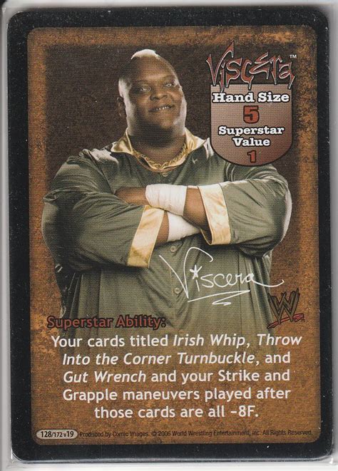 wwe viscera card.